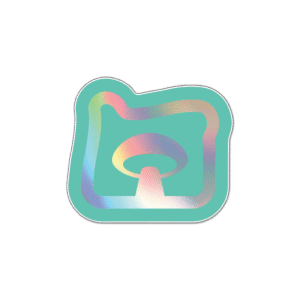 GREEN PNW STICKER (2×2″)