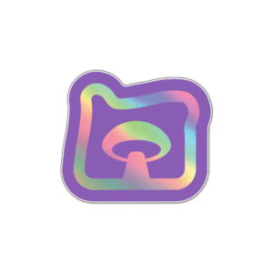 PURPLE PNW STICKER (2x2")
